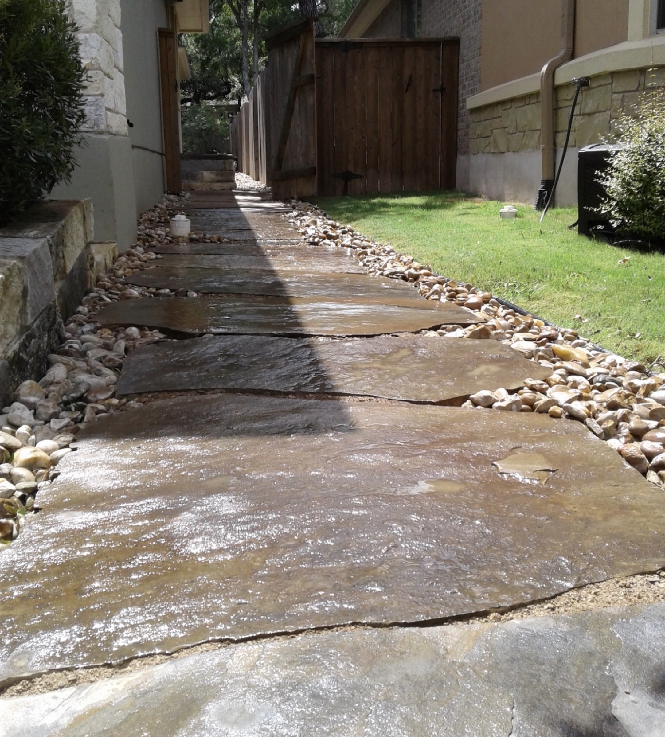 Driveway and walkway paving by Danny's Landscaping
