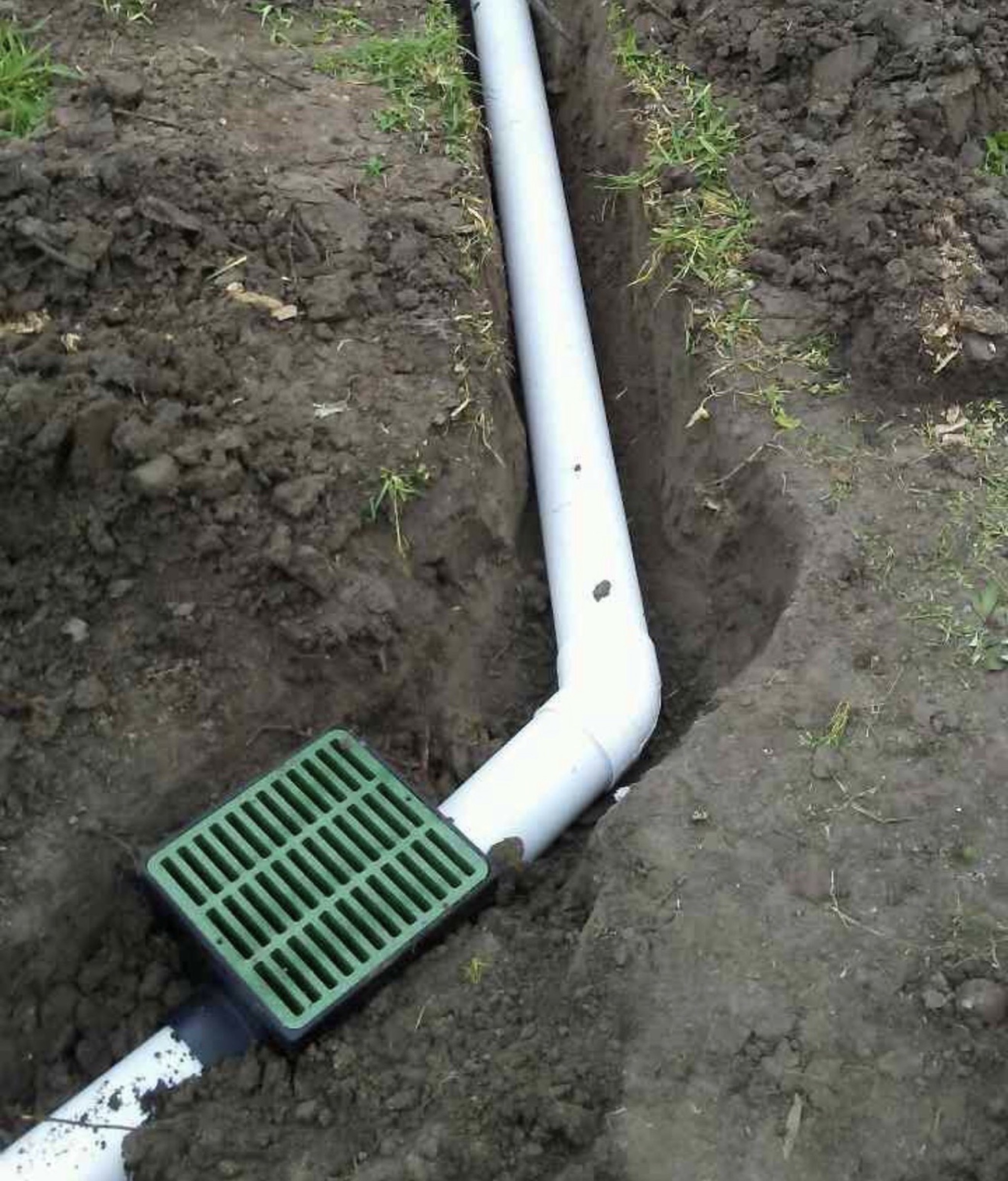 French drain by Danny's Landscaping