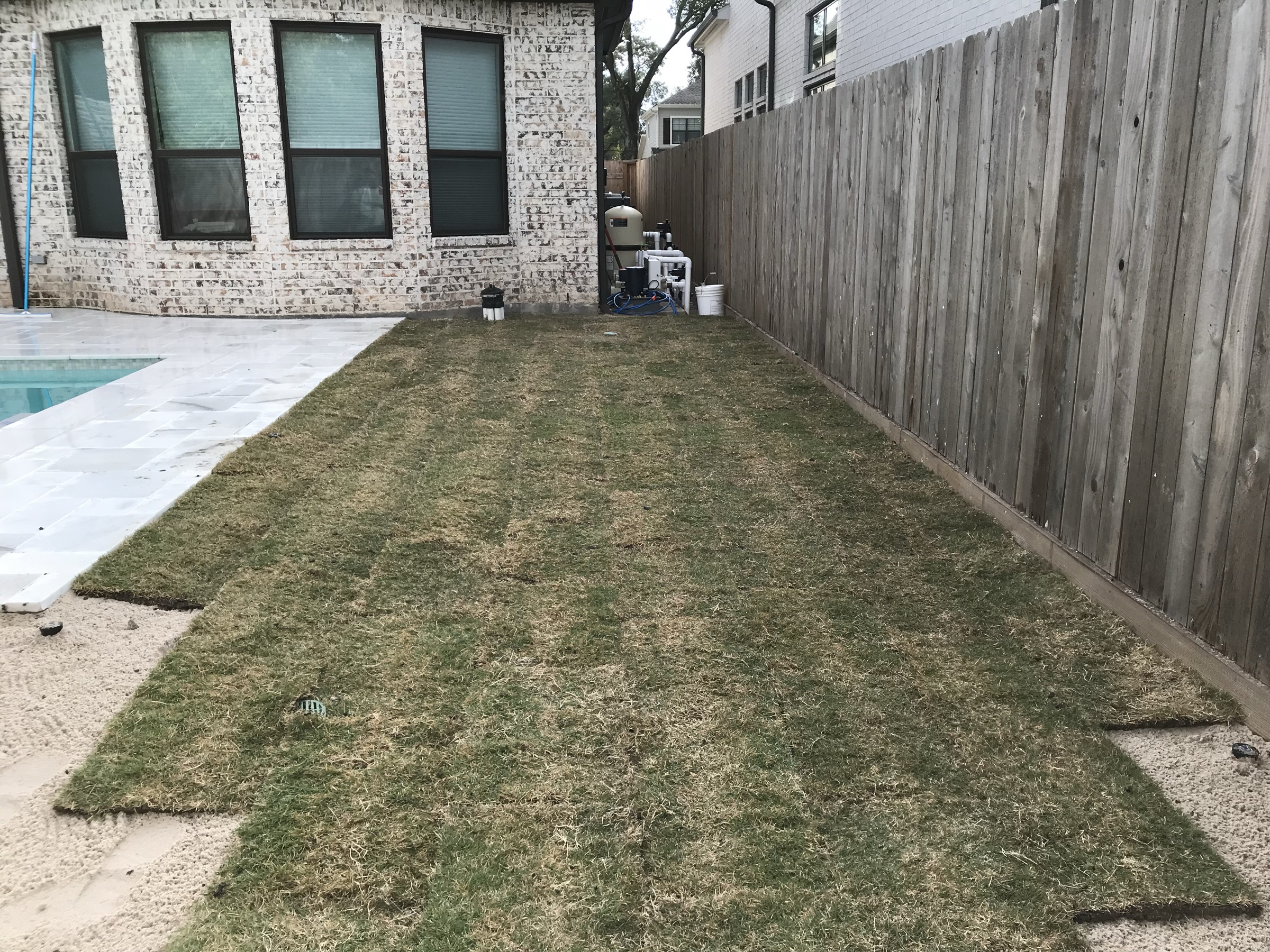 Grading and resloping by Danny's Landscaping