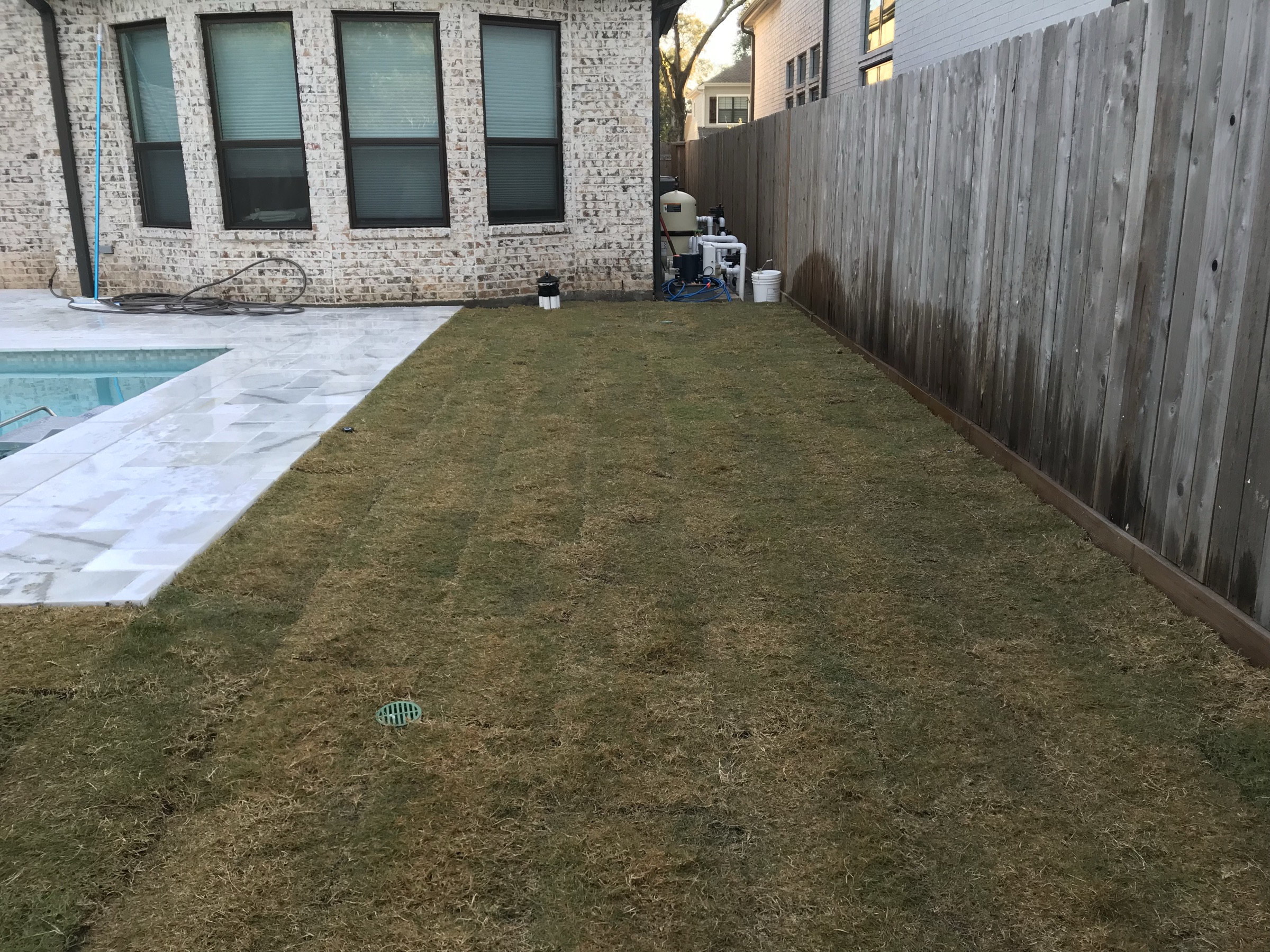 Grading and resloping by Danny's Landscaping