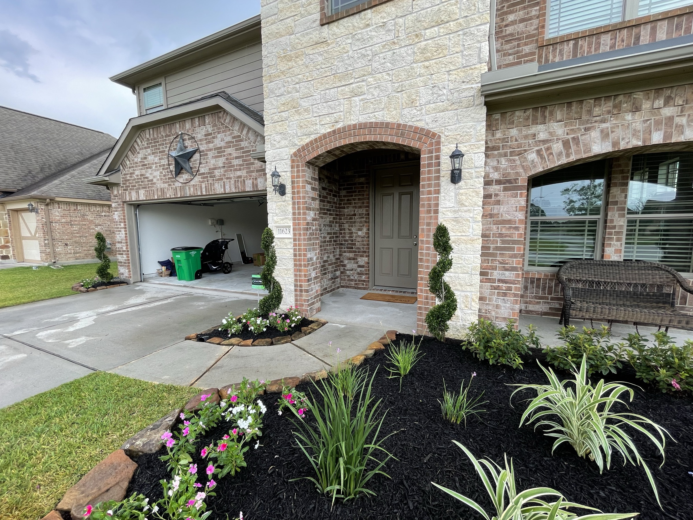 Landscape installation by Danny's Landscaping