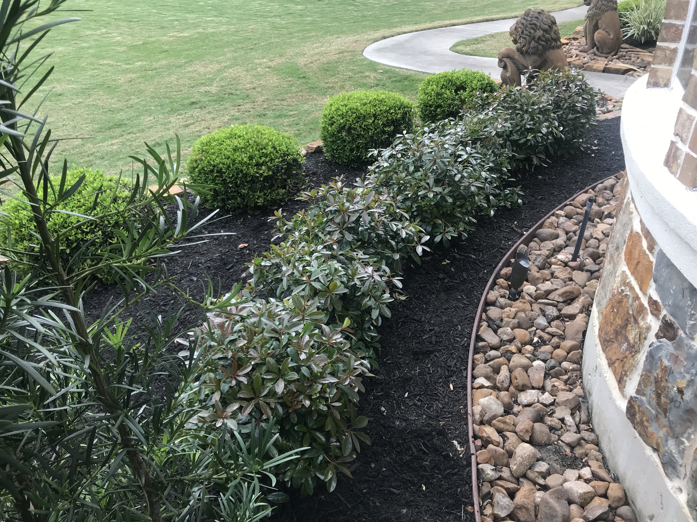 Landscape installation by Danny's Landscaping