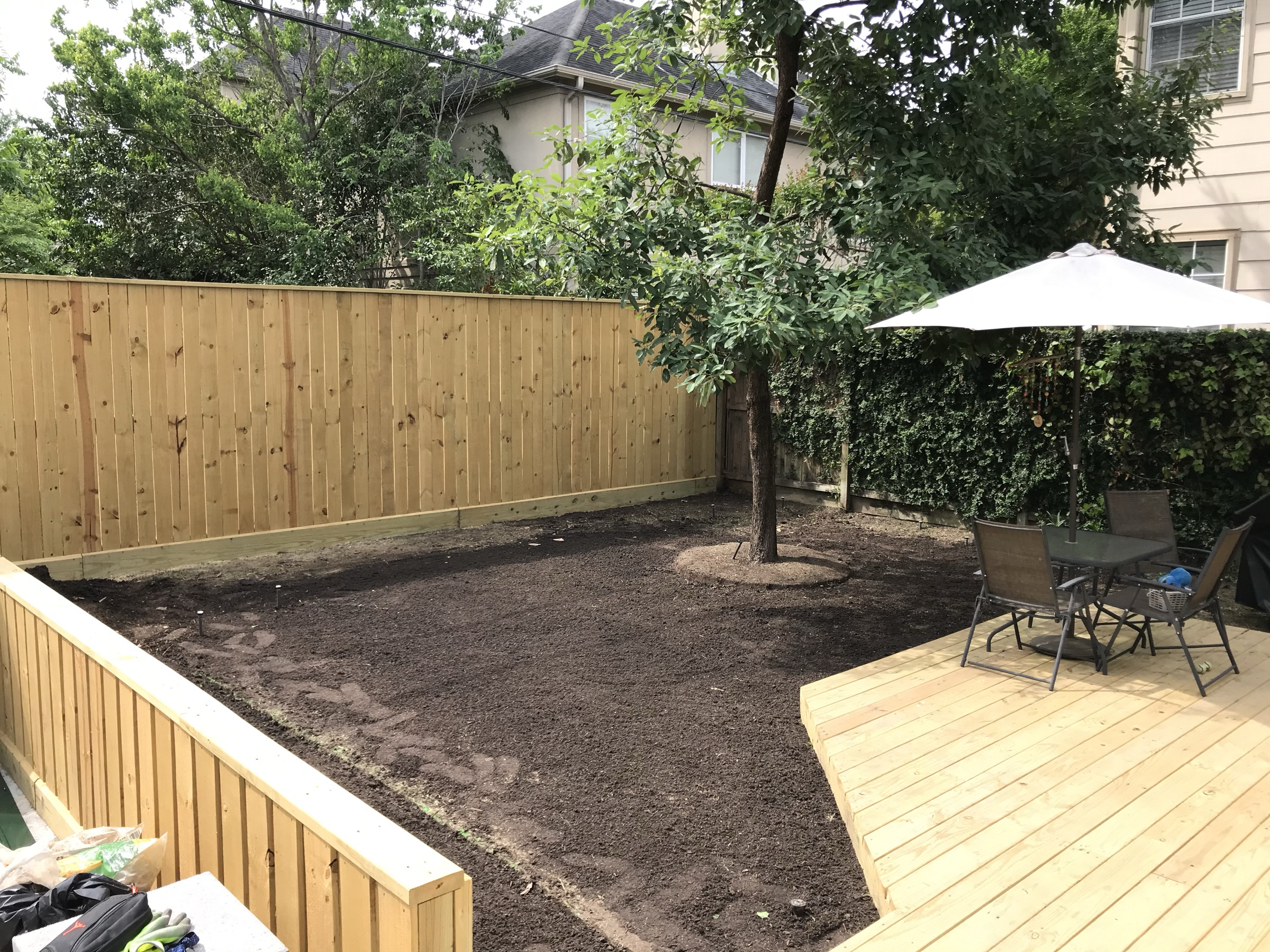 Sod installation by Danny's Landscaping