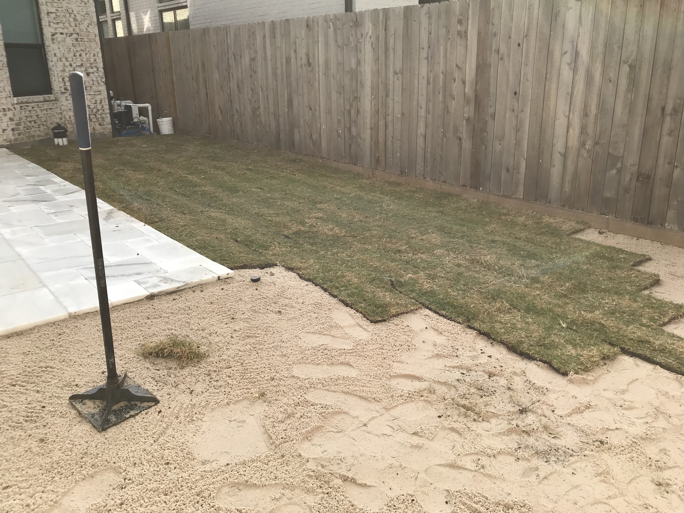 Sod installation by Danny's Landscaping