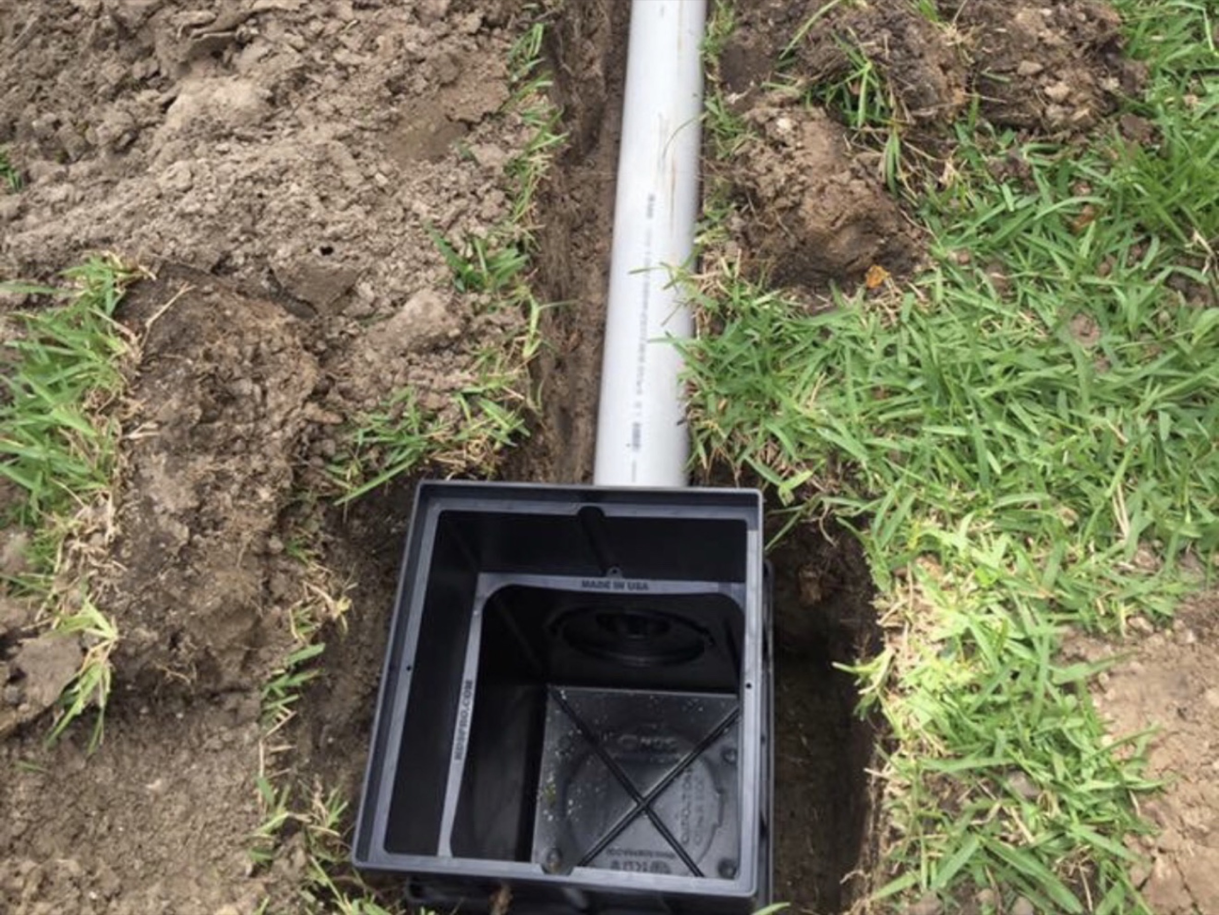 Catch basin by Danny's Landscaping